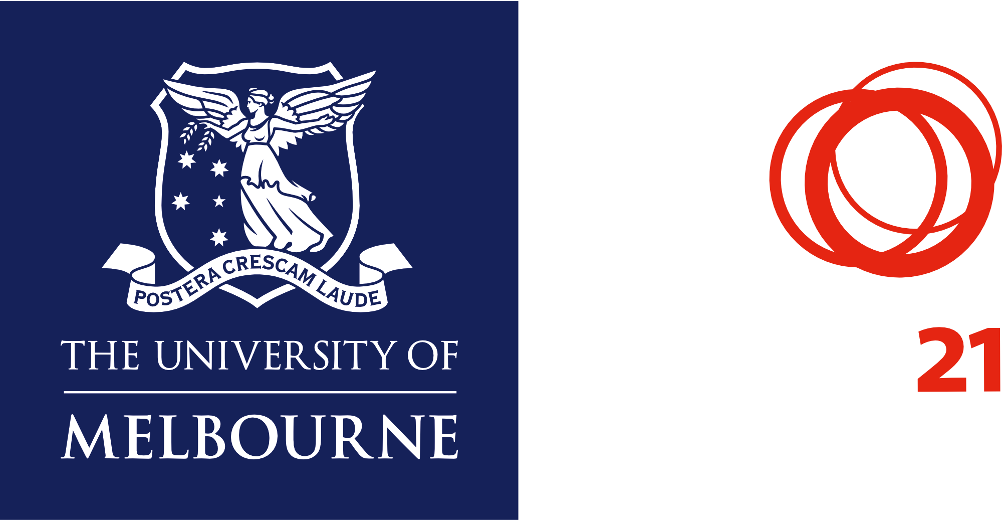 Unimelb and Bio21 logo